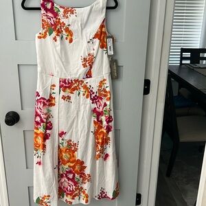 Eva mendes floral dress, w/ pockets size 6